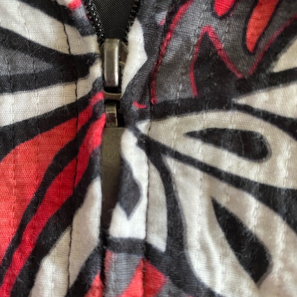 RQT women zip up vintage jacket 3X lined Hidden zipper, cotton shell, blazer - Picture 6 of 14